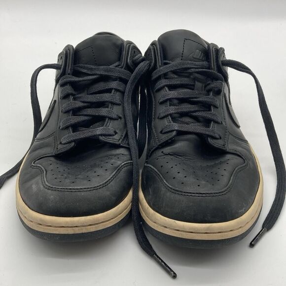 Mens Size 8 NikeLab Dunk Lux Low Black Thick Leather Skate Sneakers Shoes Rare - Picture 12 of 12